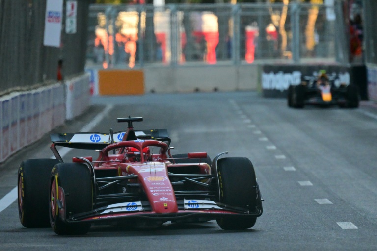 F1: Leclerc le plus rapide d'une 2e séance d'essais très serrée en Azerbaïdjan