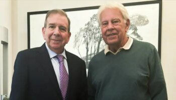 Felipe González acude a un evento de la oposición venezolana en Nueva York