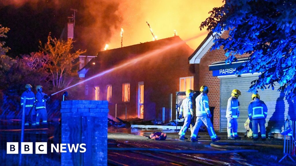 Firefighters still at scene of Greenisland Church fire