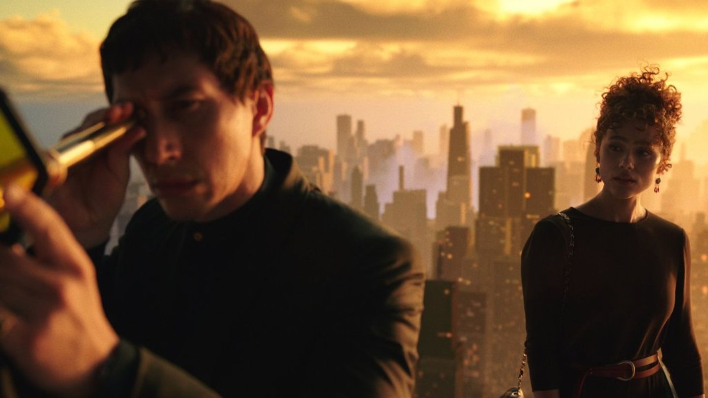 Adam Driver und Nathalie Emmanuel als tragisches Liebespaar in "Megalopolis".