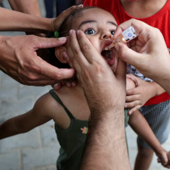 Gaza : début de la campagne de vaccination contre la polio