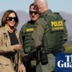 Harris accuses Trump of playing ‘political games’ during US border visit