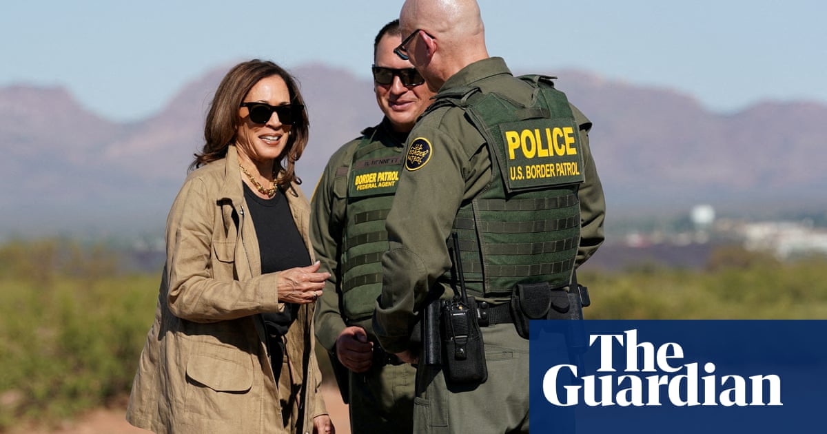 Harris accuses Trump of playing ‘political games’ during US border visit