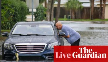 Hurricane Helene live updates: at least 3 million without power as ‘life-threatening’ conditions batter south-east US