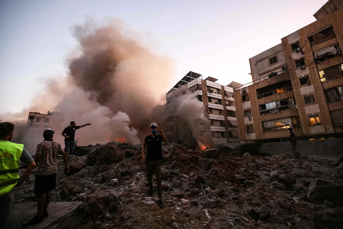 Israel ataca el cuartel general de Hizbulá en Beirut