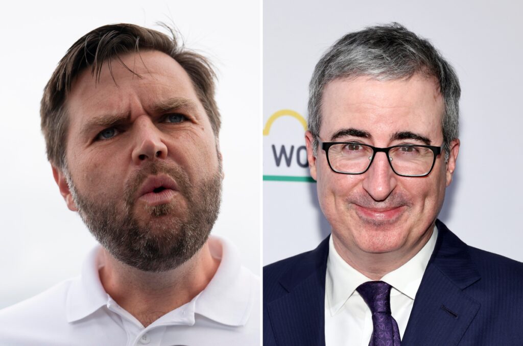 John Oliver gleefully pounces on JD Vance for botched Haiti pronunciation