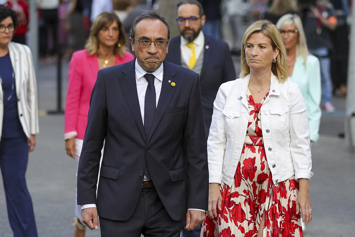 Josep Rull, presidente del Parlament: "Celebramos otra Diada con Puigdemont en un exilio infame y con un Tribunal Supremo en rebeldía que incumple la Ley de Amnistía"