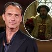 Jude Law reveals he gorged on 'late night pasta and ice-cream' for his 'extreme' transformation into a bloated Henry VIII as he reflects on THAT 'upsetting' Chris Rock jibe