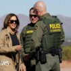 Kamala Harris makes rare trip to US-Mexico border