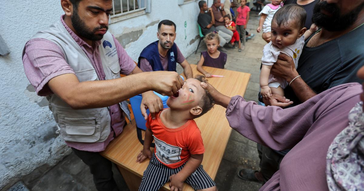 L'OMS annonce le succès de sa première phase de la campagne antipolio à Gaza