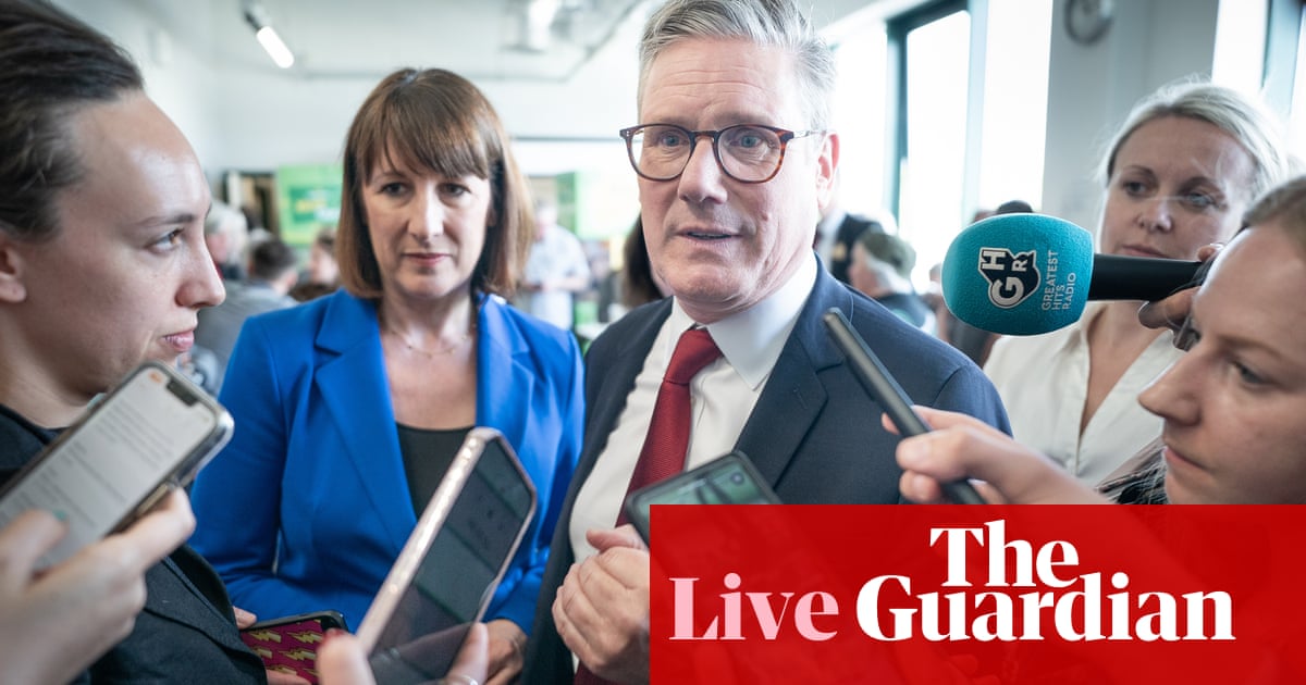 Labour and Starmer suffer sharp fall in popularity since election, poll suggests – UK politics live