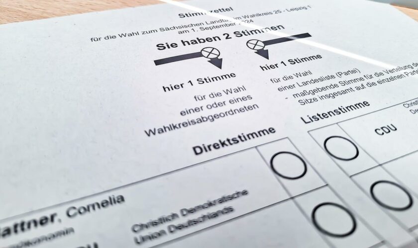 Landtagswahlen in Sachsen: Weitere manipulierte Stimmzettel in Sachsen gefunden