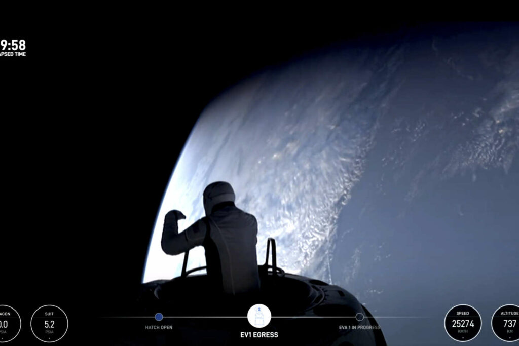 L’équipage de SpaceX Polaris Dawn réalise la première sortie spatiale privée de l’histoire