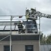 Les pompiers sur place: Une maison en proie à un incendie à Hassel