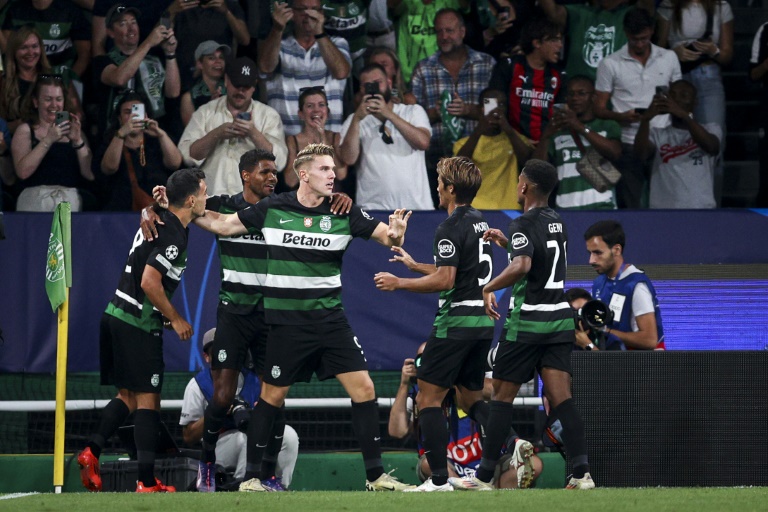 Ligue des champions: Plombé par 2 minutes maudites, Lille battu par le Sporting à Lisbonne