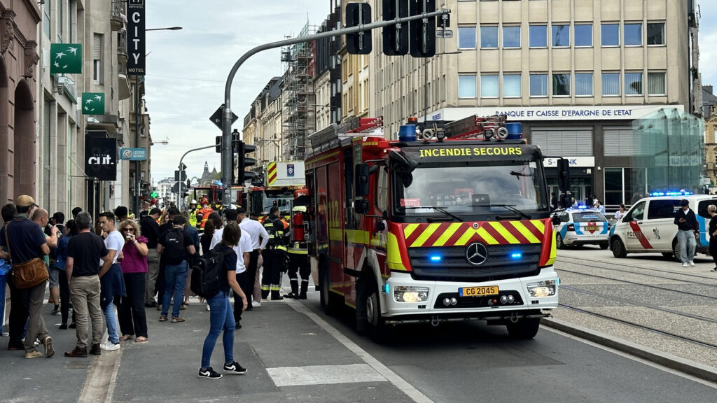 Luxembourg-ville: L'avenue de la Liberté rouverte après un incendie mardi après-midi