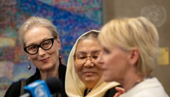 Meryl Streep apporte son soutien aux femmes afghanes à l’ONU