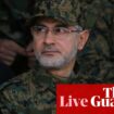 Middle East crisis live: Hezbollah confirms death of commander Ibrahim Akil in Beirut airstrike