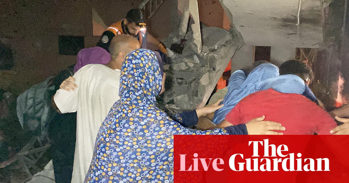 Middle East crisis live: Senior Gaza rescue service official and family members killed in Israeli airstrike, say health officials