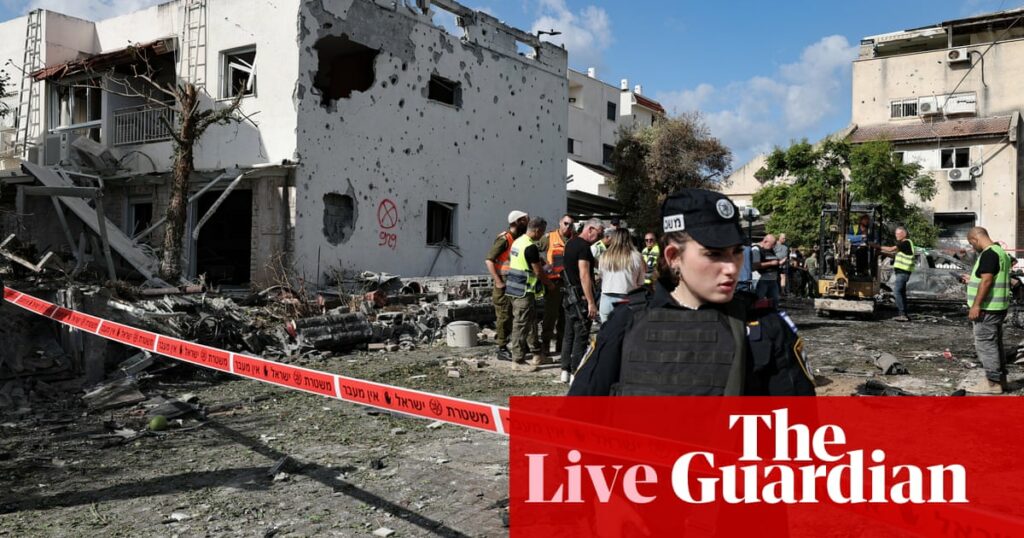 Middle East on brink of ‘imminent catastrophe’, UN warns; Hezbollah hits Israel with overnight rocket attack, IDF says – live