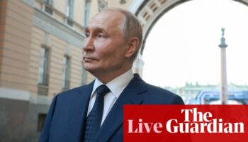 Moscow accuses British diplomats of spying after Putin says using western weapons in Russia would mean war with Nato – live