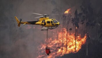 Mueren cinco militares tras estrellarse un helicóptero que luchaba contra un incendio en Portugal