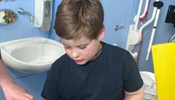 Mum's 'worst fear' comes true as autistic son, 7, suffers horror burn in split-second kitchen accident