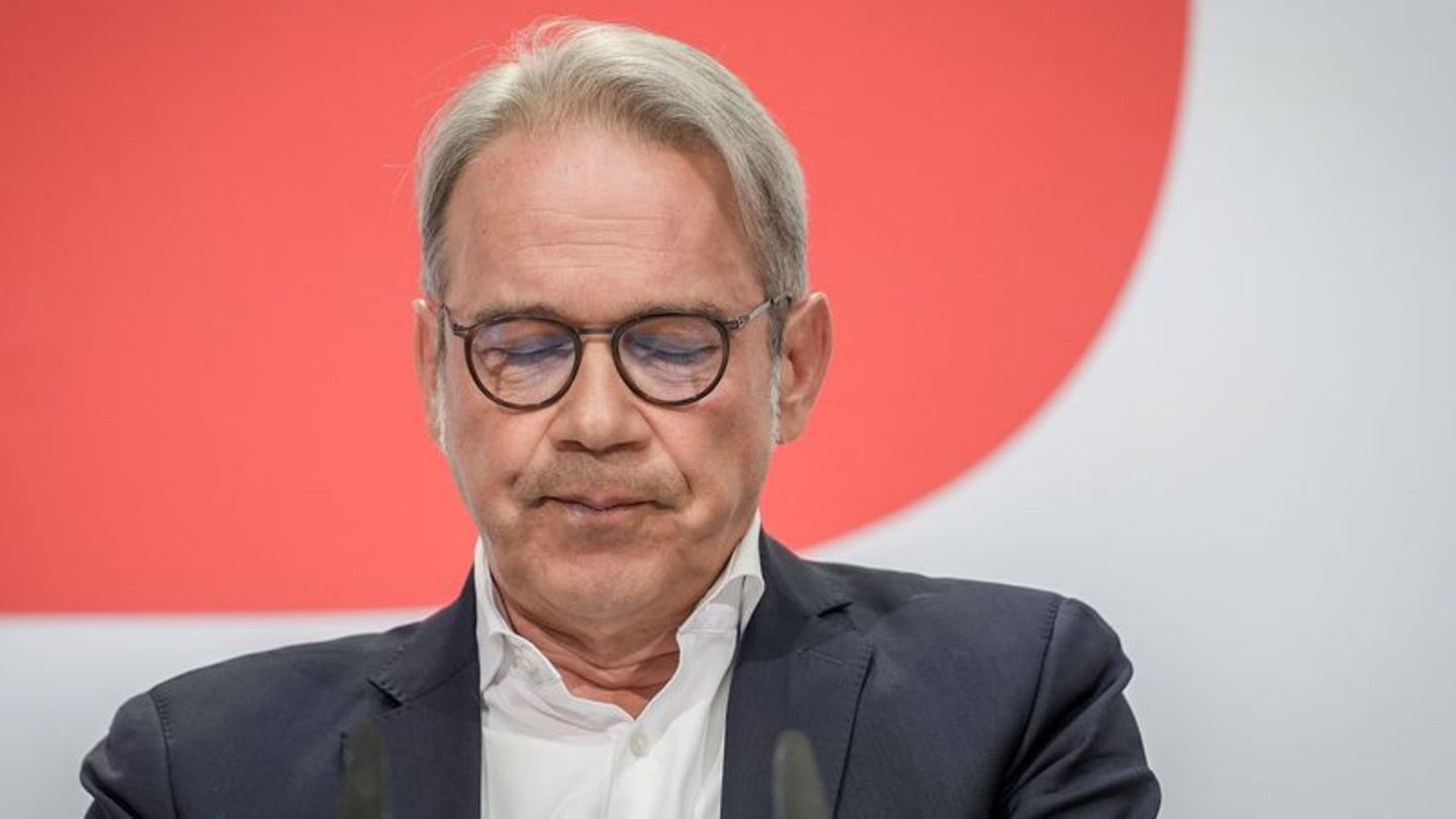 Landeschef und Spitzenkandidat Georg Maier: Die SPD schließt eine Oppositionsrolle nicht aus. Foto: Kay Nietfeld/dpa