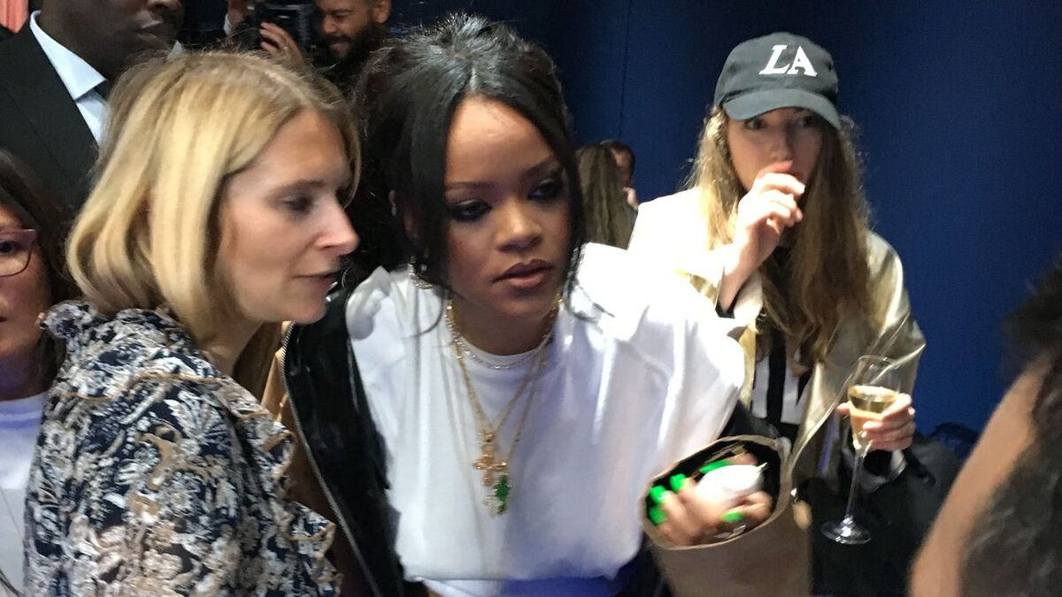 Nous étions au pop-up store Fenty avec Rihanna