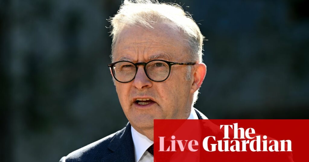 Politics live: ‘problem is gambling’ not advertising, Albanese says on proposed ad ban; US interest rate cut puts pressure on RBA