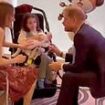 Prince Harry meets with ill children at WellChild awards: Duke is pictured chatting with youngsters as he makes rare visit to the UK without Meghan while King is in Scotland