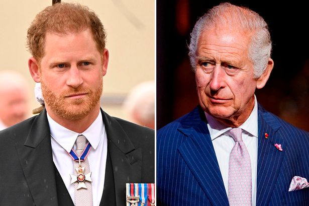 Prince Harry's telling gesture as King Charles walked past him at the Coronation