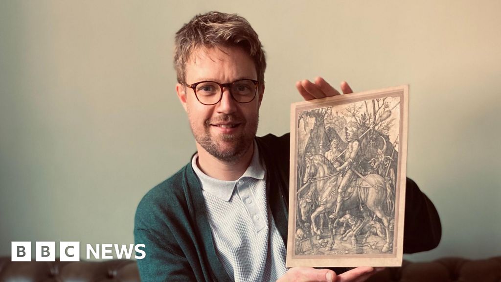 Rare Dürer artwork 'found at tip' fetches £26,500