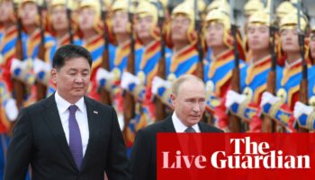 Russia-Ukraine war live: Kyiv says international law dealt ‘heavy blow’ by Mongolia’s failure to arrest Putin during visit