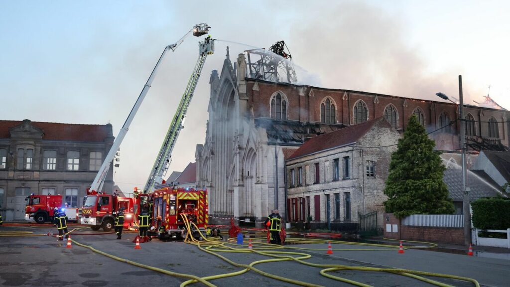 Saint-Omer : une cagnotte pour sauver l’église incendiée