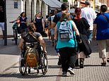 Soft touch Britain: Now one in 10 working age Britons are claiming disability benefits as claims made by under 40s shoot up 150%