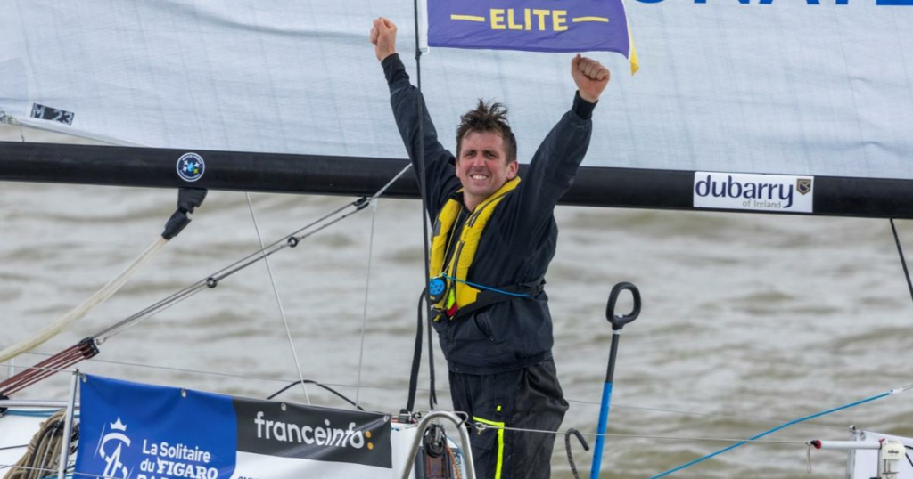 Solitaire du Figaro Paprec : vainqueur de la deuxième étape, Tom Dolan signe un joli coup