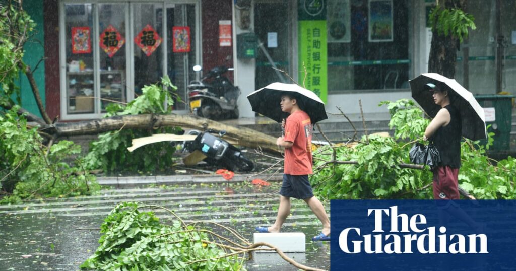 Super Typhoon Yagi hits China’s Hainan forcing 1 million to leave their homes