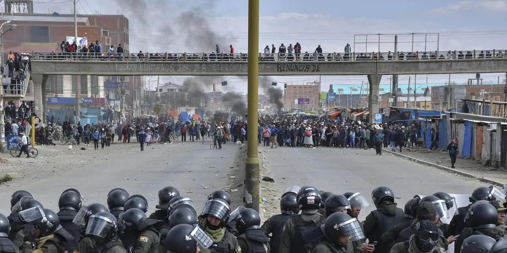 Tensión en Bolivia con la llegada a La Paz de la marcha de Evo Morales contra Arce