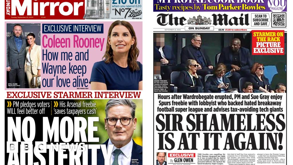 The Papers: 'No more austerity' and 'Sir Shameless at it again'