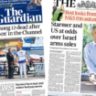 The Papers: Twelve dead in Channel and 'Starmer and US at odds'