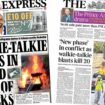 The Papers: 'Walkie-talkie blasts' and conflict's 'new phase'