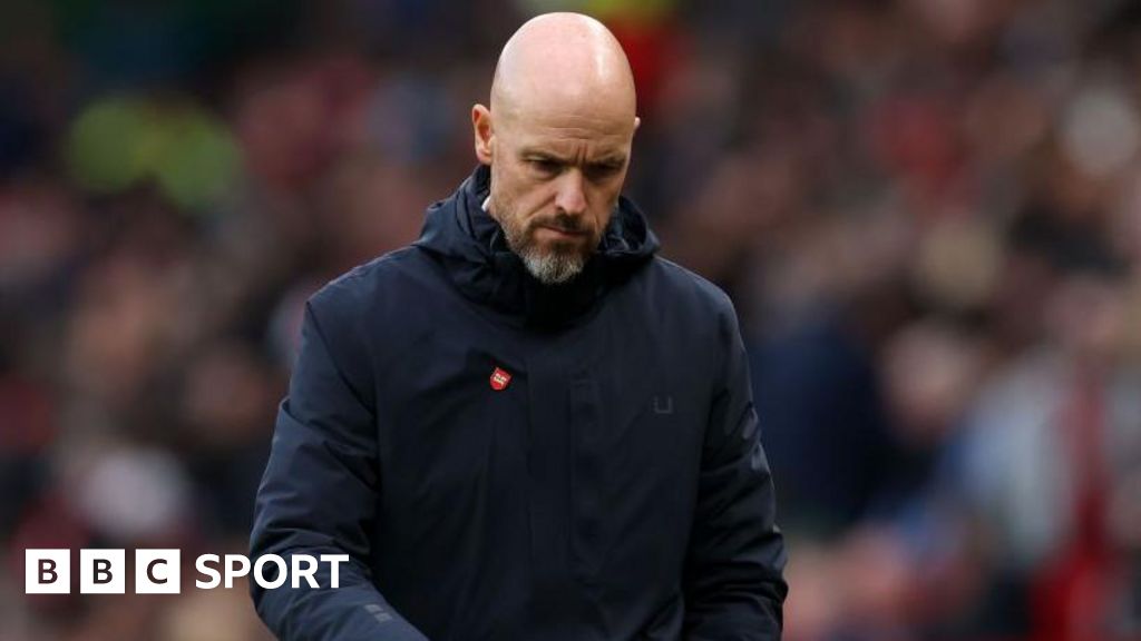 Manchester United manager Erik ten Hag is under huge pressure after the home defeat by Spurs