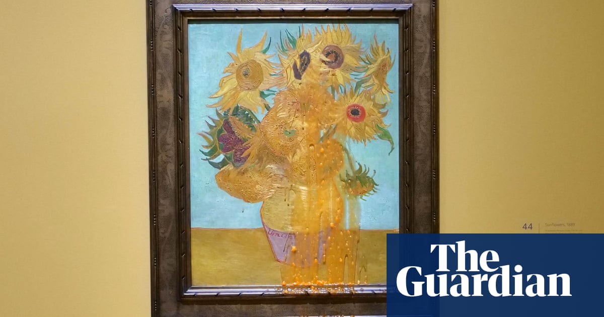 Three Just Stop Oil activists charged after soup thrown at Van Gogh paintings