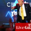 Trump bemoans lack of support from Jewish voters as claims of ally’s antisemitism emerge – US politics live