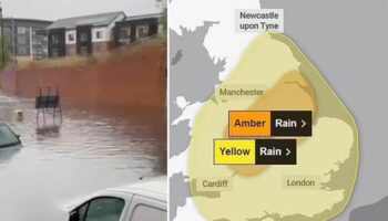 UK flooding map live as Environment Agency issues warnings amid month's worth of rain