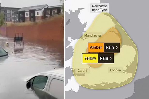 UK flooding map live as Environment Agency issues warnings amid month's worth of rain