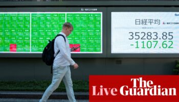 US recession fears hit markets; Aldi to open more UK stores as profits more than double – business live