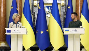 Ukraine: Von der Leyen à Kiev, promet un prêt de 35 milliards d'Euros