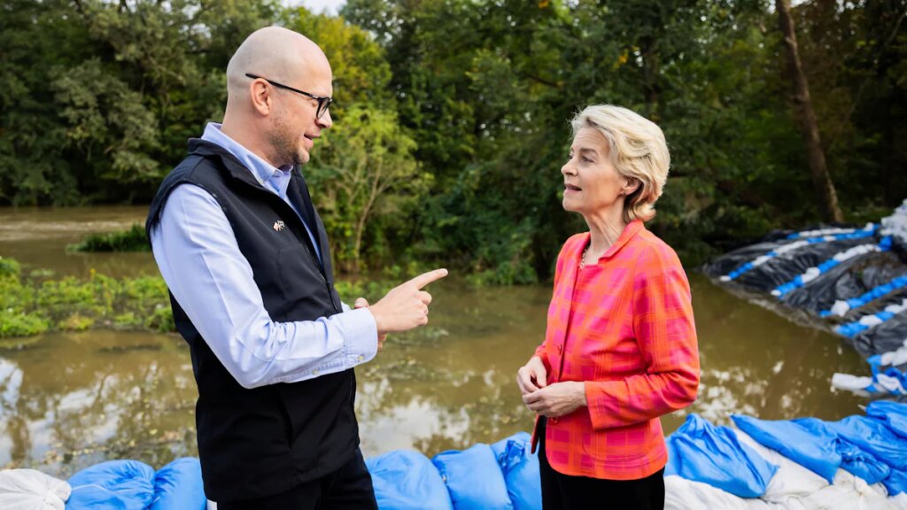 Unwetter: Von der Leyen verspricht EU-Hilfe für Flutgebiete